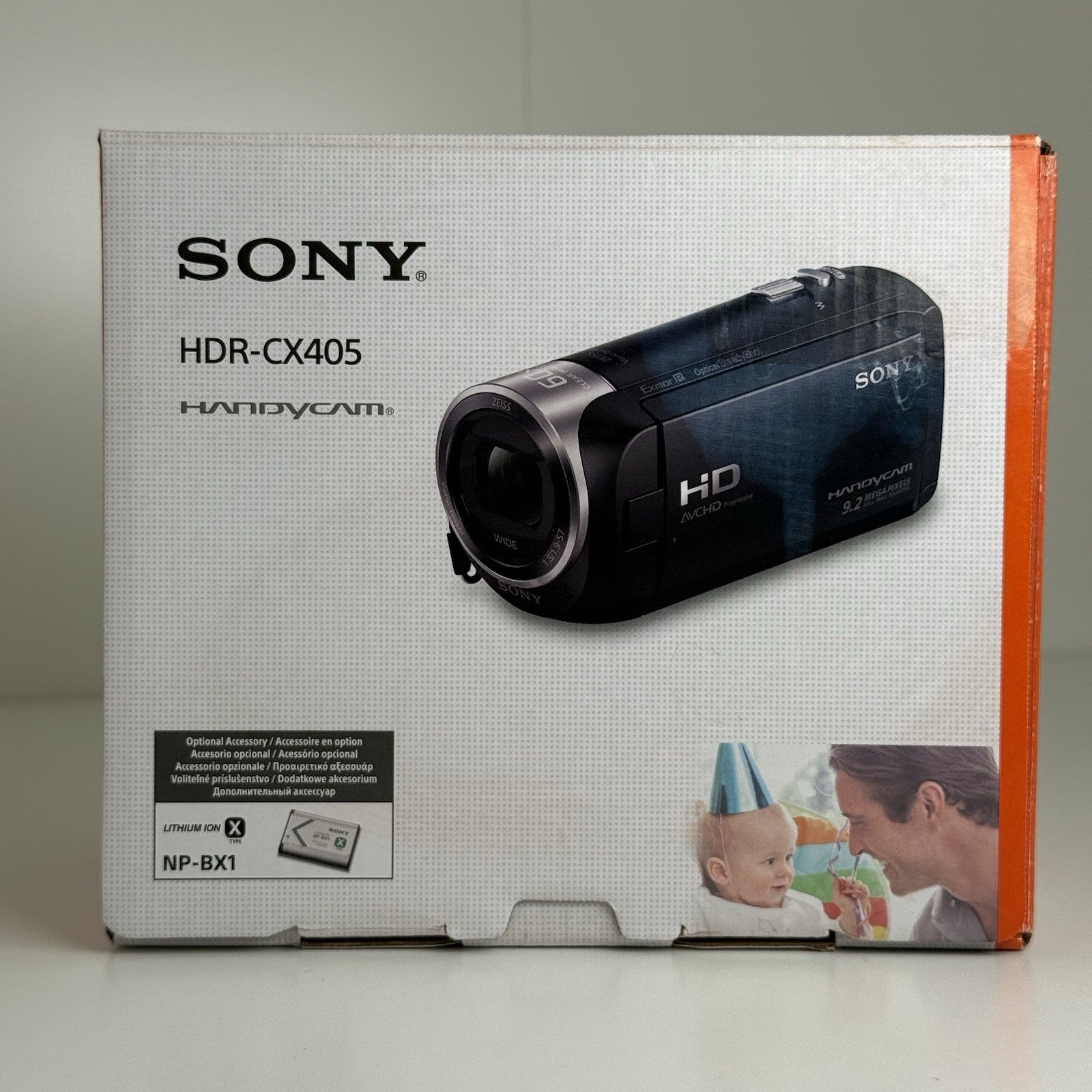 Sony HandyCam HDR-CX405 Black Compact Video Camera Camcorder
