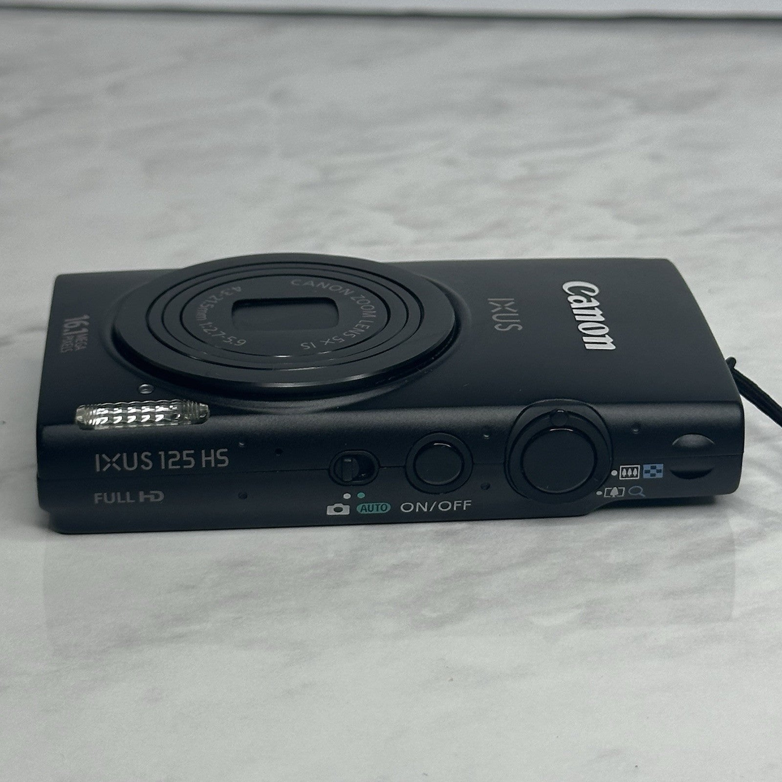 Canon IXUS 125 HS (PowerShot ELPH 110 HS) Black Compact Digital Camera