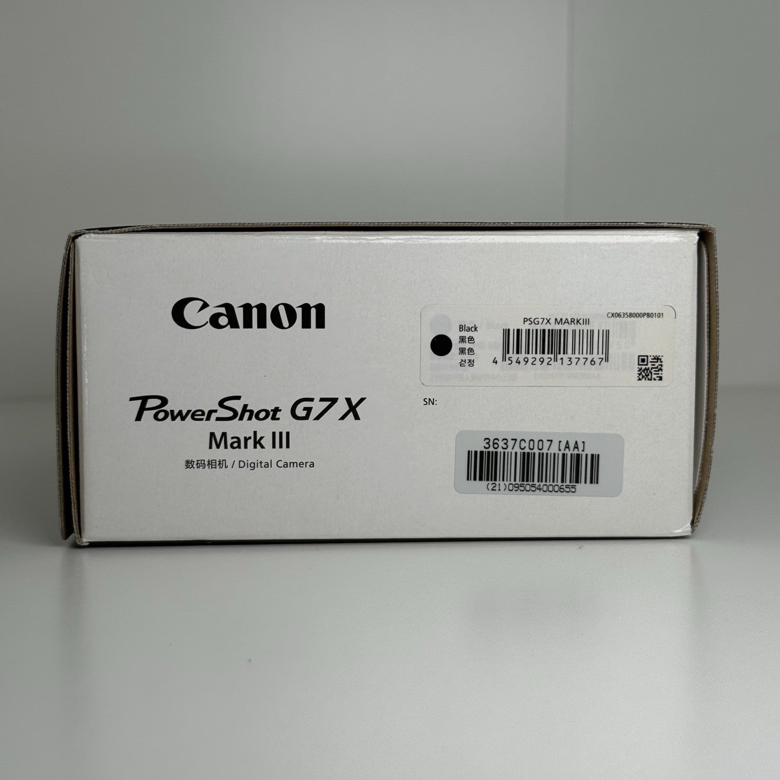 Canon PowerShot G7X Mark III Black Digital Camera