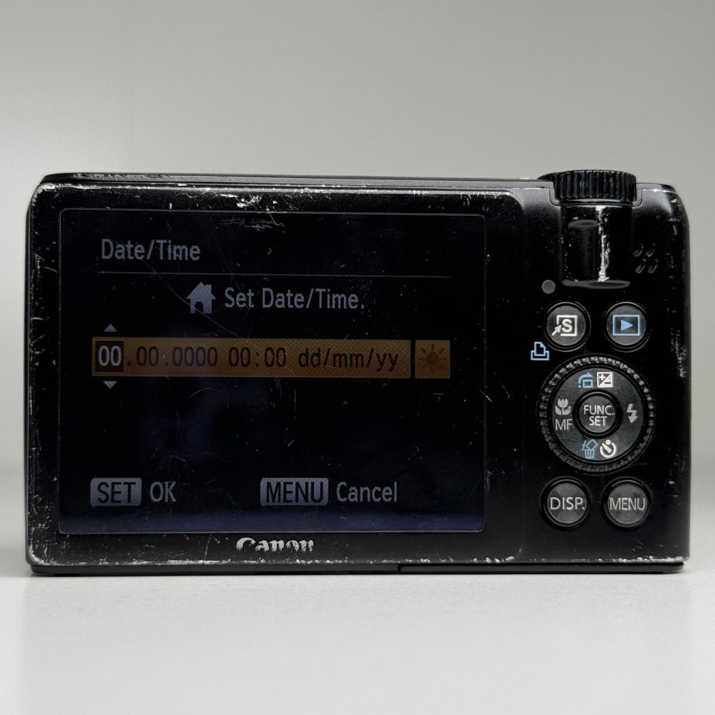 Canon PowerShot S90 Black Compact Digital Camera + Charger
