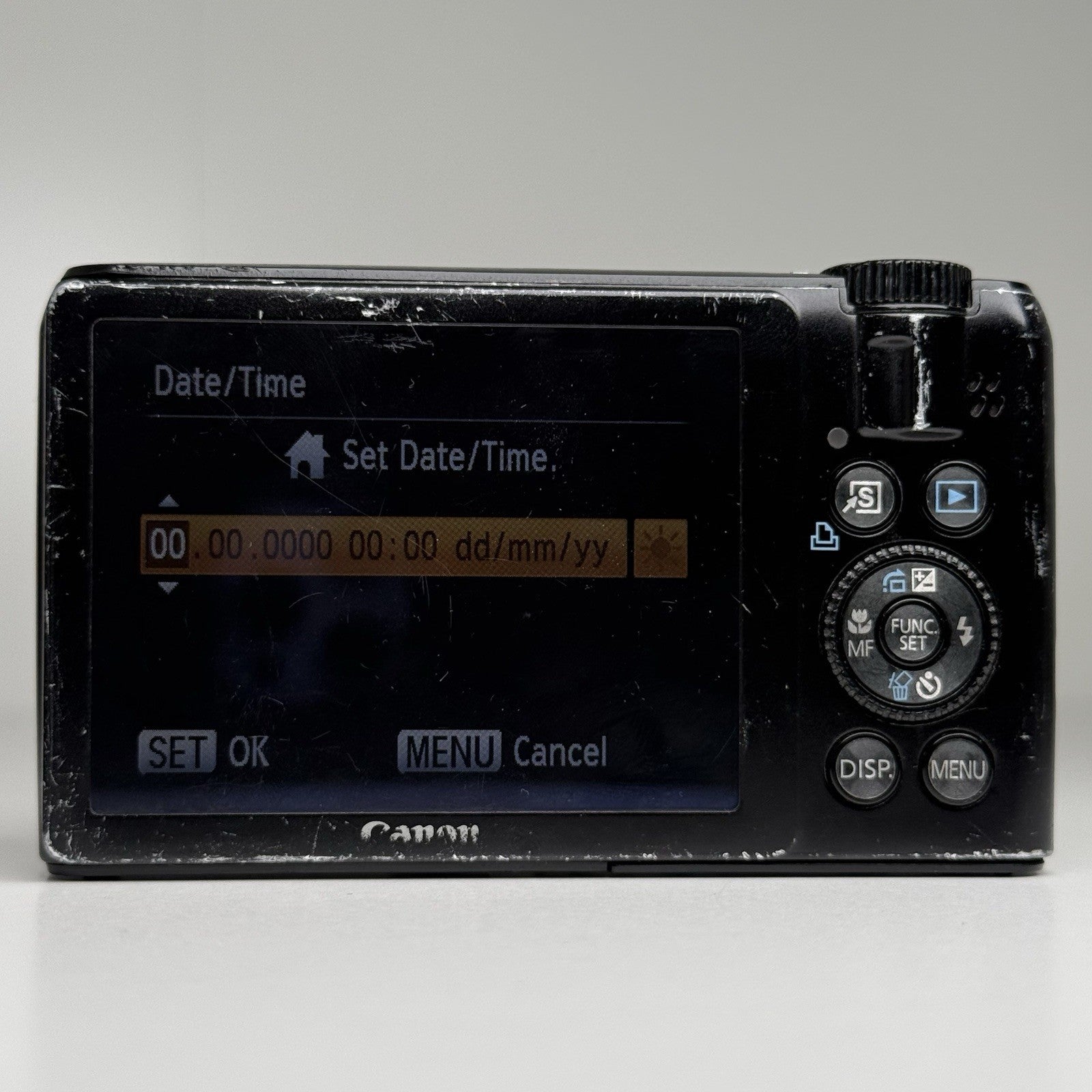 Canon PowerShot S90 Black Compact Digital Camera + Charger