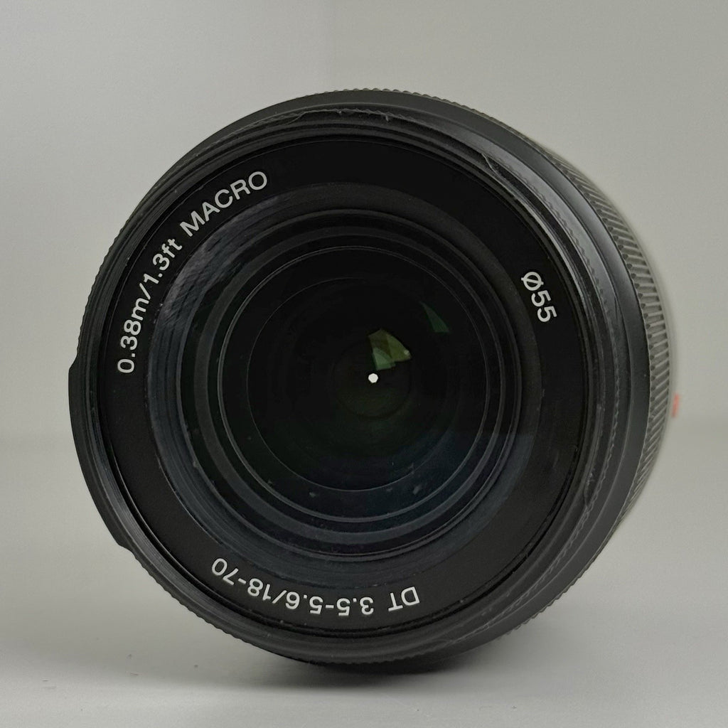 Sony DT 18-70mm f/3.5-5.6 Macro Zoom Lens Black A Mount