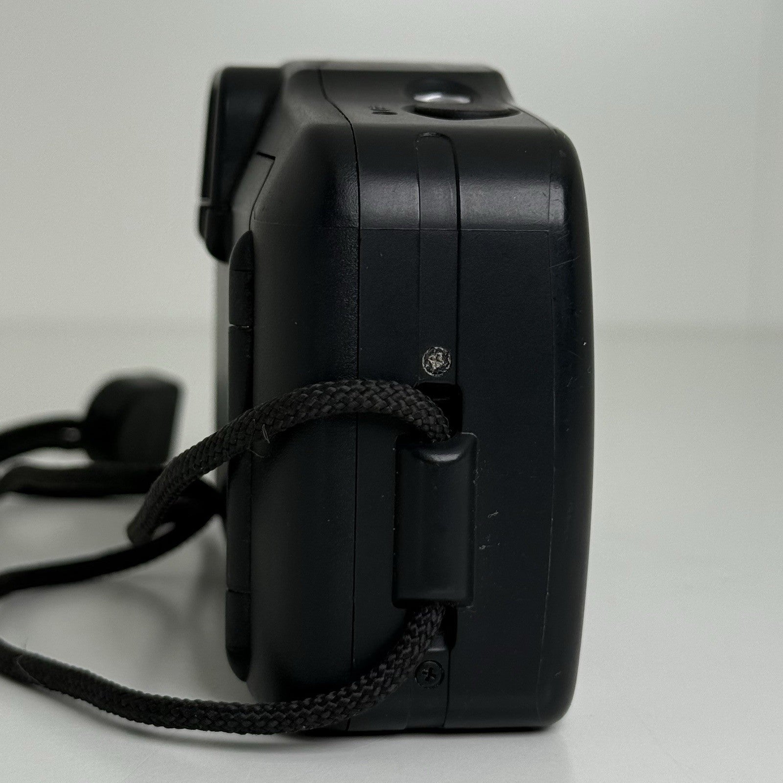 Canon Sure Shot Owl Date Black Compact 35mm Film Camera FOR PARTS ONLY!