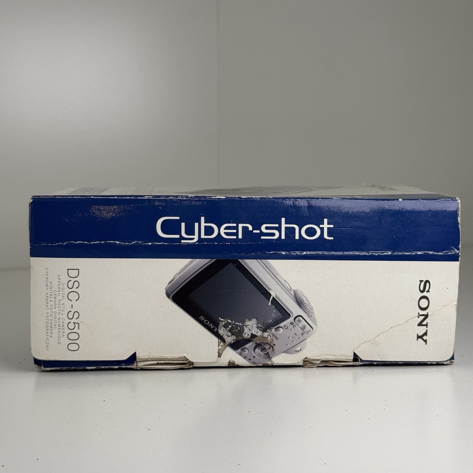 Sony Cybershot DSC-S500 Silver Compact Digital Camera FOR PARTS ONLY!