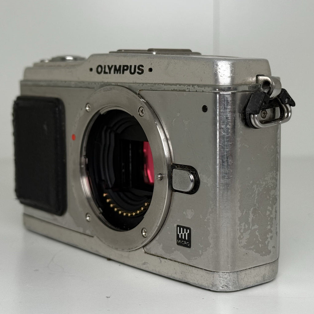 Olympus Pen E-P1 Silver Black Camera Body Only UNTESTED