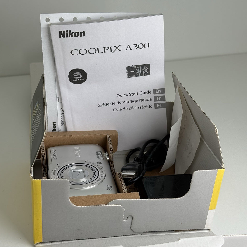 Nikon Coolpix A300 Silver Compact Digital Camera
