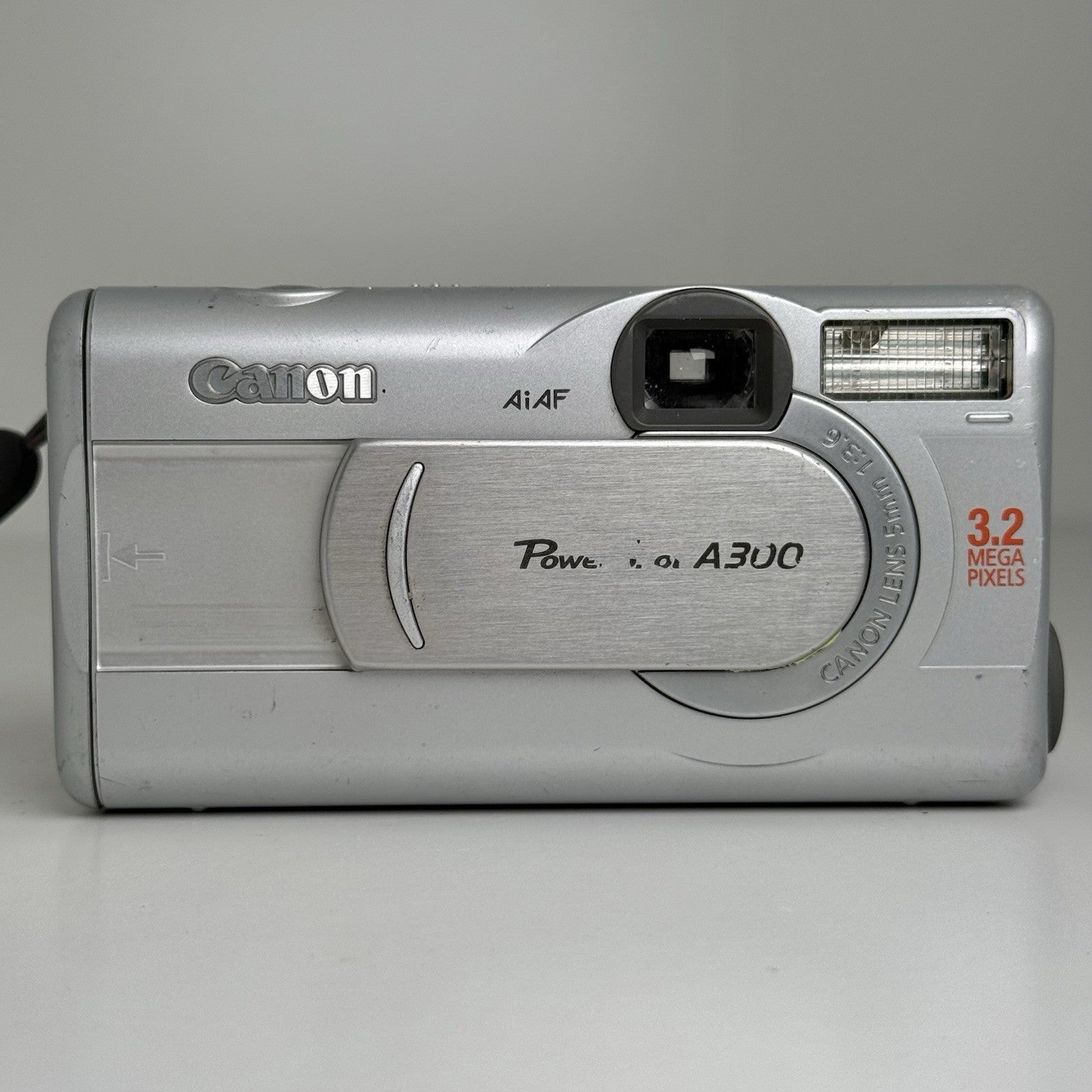 Canon PowerShot A300 Silver Compact Digital Camera FOR PARTS ONLY!