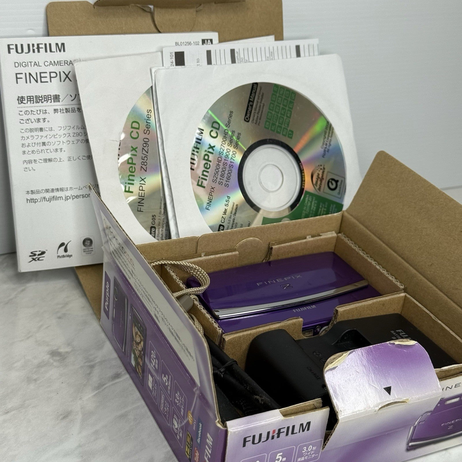 Fujifilm FinePix Z90 Purple Digital Camera